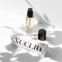 NUCLID skincare product with packaging on a light background