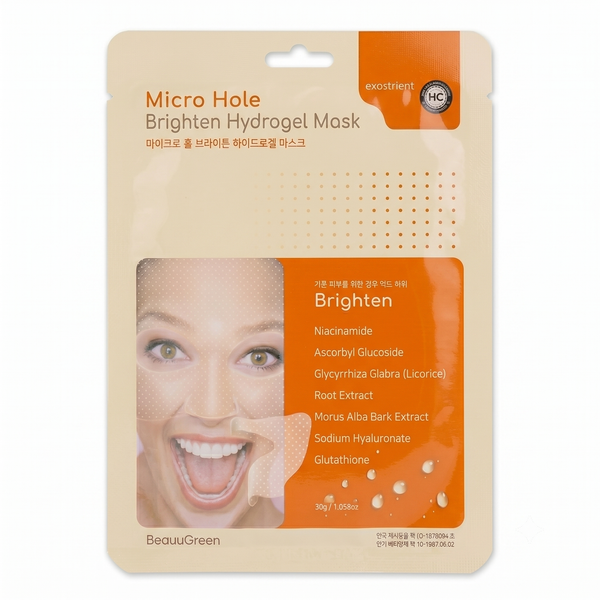 Beauugreen Micro Hole Brighten Mask for radiant and glowing skin