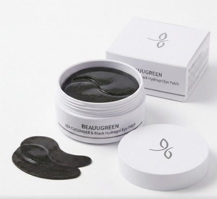 BEAUIGREEN eye patches with packaging on a white background